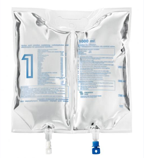 Bolsa com dois compartimentos